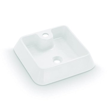 Bathco 4003 - Håndvask til bordplade GALICIA 40x40 cm porcelæn/hvid