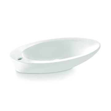 Bathco 4020 - Håndvask til bordplade PURE 62x37 cm porcelæn/hvid