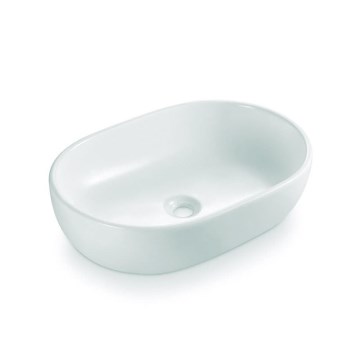 Bathco 4037 - Vask til montering på bordplade TOULOUSE 59x41,5 cm porcelæn/hvid