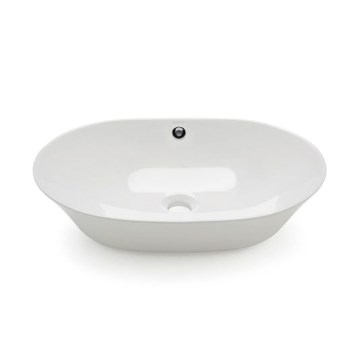 Bathco 4038 - Håndvask til bordplade TOULOUSE 59x42 cm porcelæn/hvid