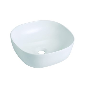 Bathco 4071 - Håndvask til bordplade OLEA 41x41 cm porcelæn/hvid