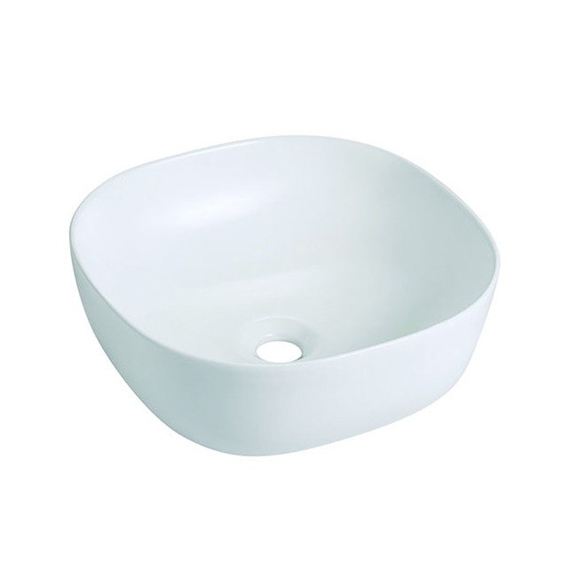 Bathco 4071 - Håndvask til bordplade OLEA 41x41 cm porcelæn/hvid