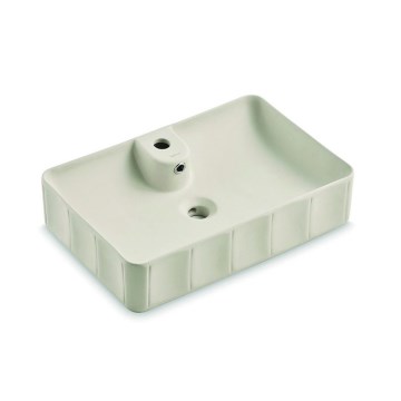 Bathco 4161 - Vask til bordplade CIRCUS 61x40,5 cm porcelæn/beige