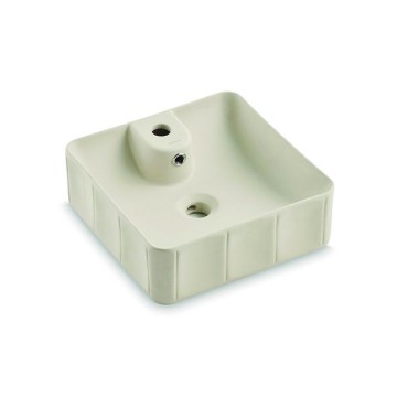 Bathco 4162 - Vask til bordplade CIRCUS 40x40 cm porcelæn/beige