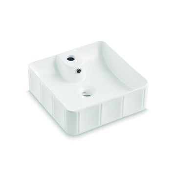 Bathco 4163 - Håndvask til bordplade CIRCUS 40x40 cm porcelæn/hvid