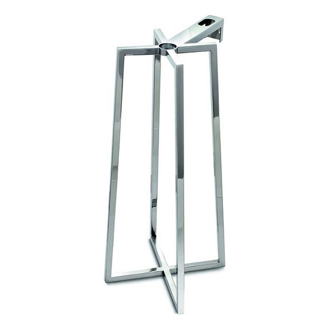 Bathco 8216 - Sokkel til håndvask VOLTA 76x40 cm stål/poleret krom