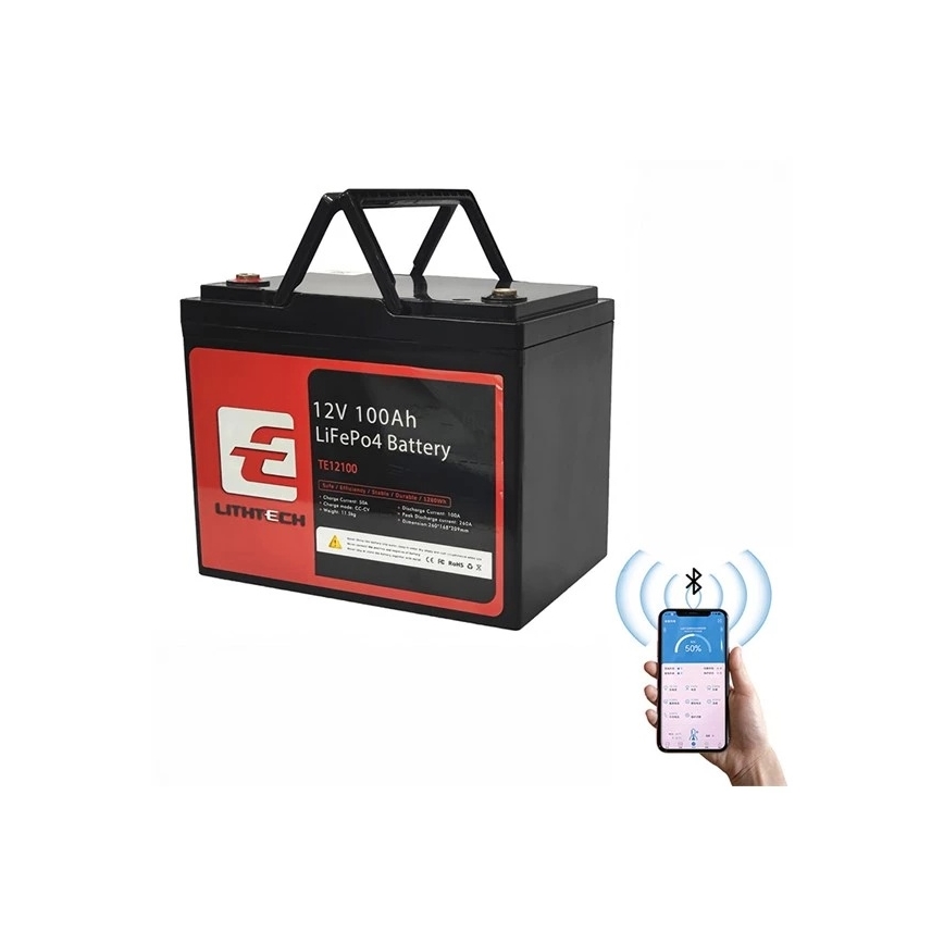 Batteri LiFePO4 12,8V/100Ah