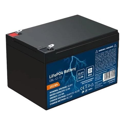 Batteri LiFePO4 12,8V/12Ah