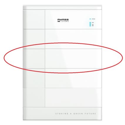 Batterimodul AMASSTORE GTX3000HV 2,56 kWh