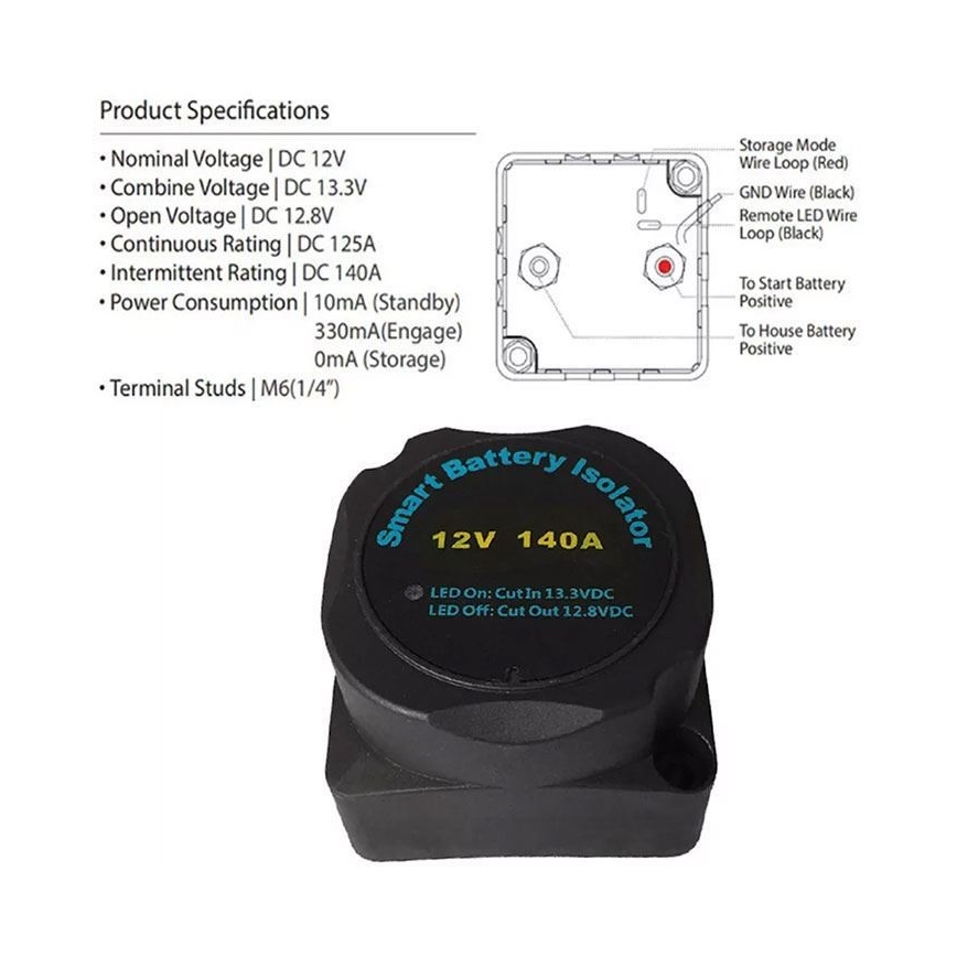 Batteristik 12V/140A