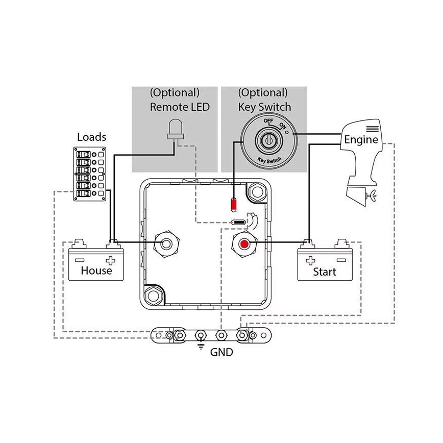 Batteristik 12V/140A
