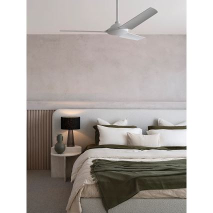 BAYSIDE 21302449 - Loftventilator SOMERSET Ø 122 cm hvid + fjernbetjening