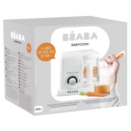 Beaba - Dampkoger med blender BABYCOOK hvid