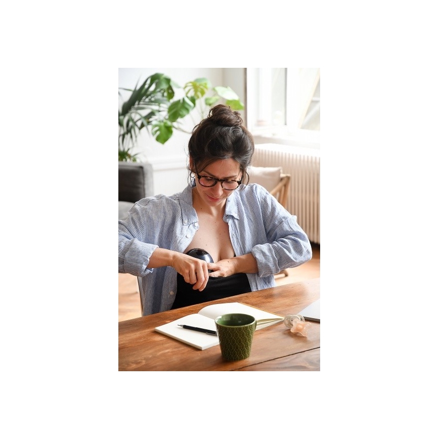 Beaba - elektrisk handsfree brystpumpe 180 ml, 1300 mAh, blå