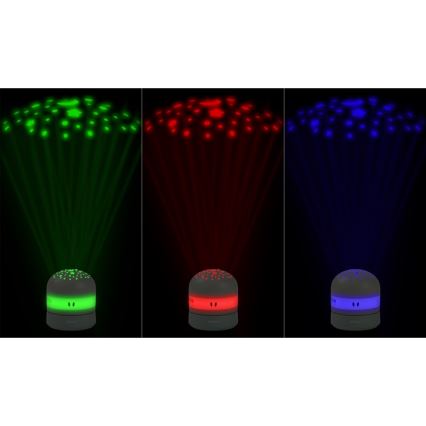 Beaba - Projektor med melodi PIXIE USB/5V 1300 mAh grøn