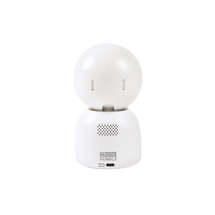 Beaba - Smart opladelig baby monitor med ZEN NIGHT 720p 5V 4000 mAh Wi-Fi i hvid