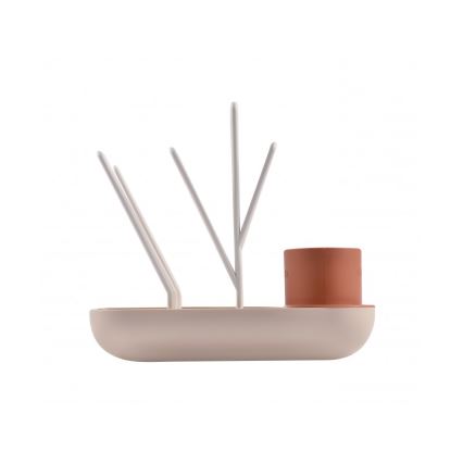 Beaba - Tørrestativ til flasker beige/orange