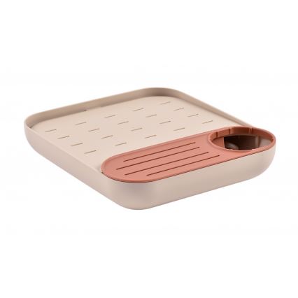 Beaba - Tørrestativ til flasker beige/orange