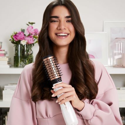 Bellissima 11726 - Varmluftsbørste 5-i-1 MY PRO 1000W/230V hvid/rosaguld