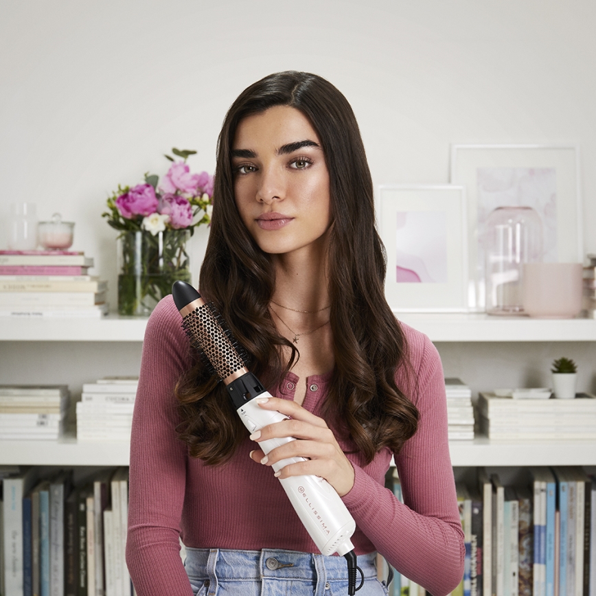 Bellissima 11726 - Varmluftsbørste 5-i-1 MY PRO 1000W/230V hvid/rosaguld