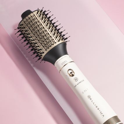 Bellissima 11847 - Varmluftsbørste 8-i-1 AIR WONDER 1000W/230V hvid/guld