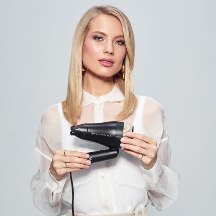 Bellissima 11872 - Rejsehårtørrer B-TRAVEL 1400W/230V sort/guld