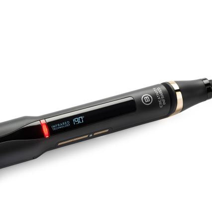 Bellissima 11948 - Glattejern med LCD-display, infrarød, 60W/230V, sort