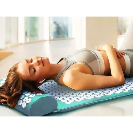 Beper - Akupressurmåtte og pude, mintgrøn