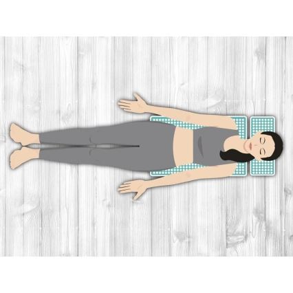 Beper - Akupressurmåtte og pude, mintgrøn