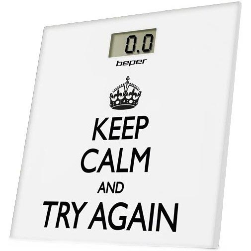 Beper - Digital personlig vægt med LCD-display 1xCR2032