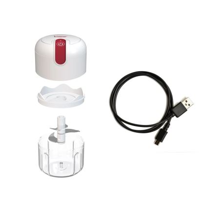 Beper - Genopladelig minihakker 30W/5V 1500 mAh 250 ml