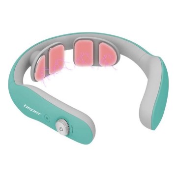 Beper - Genopladelig nakkemassageapparat EMS 5V/900 mAh mintgrøn