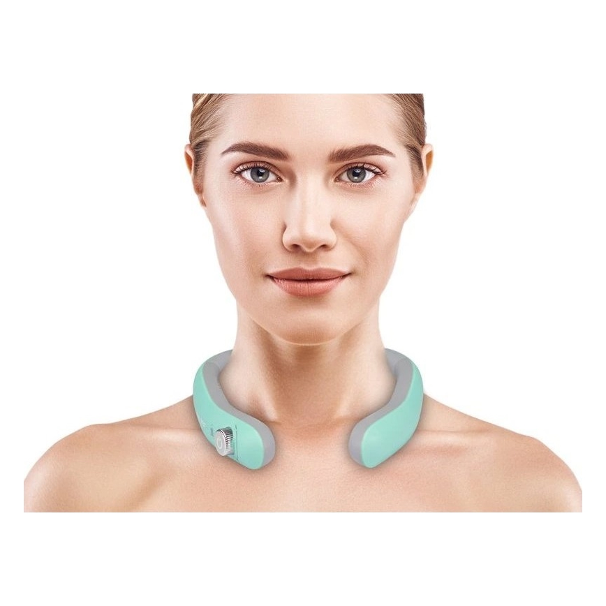 Beper - Genopladelig nakkemassageapparat EMS 5V/900 mAh mintgrøn