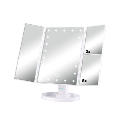 Beper - Makeupspejl med LED-belysning 4xAAA/5V