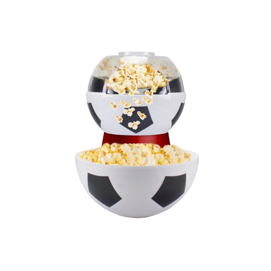 Beper - Popcornmaskine 1200W/230V fodbold/rød