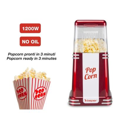 Beper - Popcornmaskine 1200W/230V