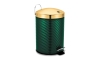 BerlingerHaus - Affaldsspand 12 l grøn/guldfarvet/rustfrit stål