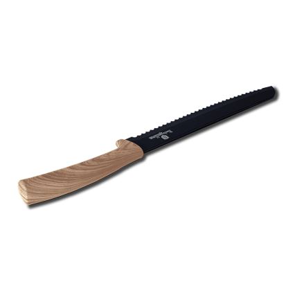 BerlingerHaus - Brødkniv 20 cm rustfrit stål sort/brun