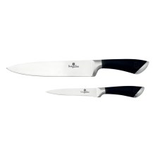 BerlingerHaus - Knive 2 stk. rustfrit stål sort