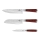 BerlingerHaus - Knive 3 stk. træ/rustfrit stål