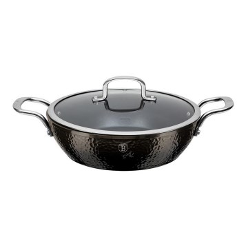 BerlingerHaus - Lav gryde med titanbelægning + låg 28 cm sort