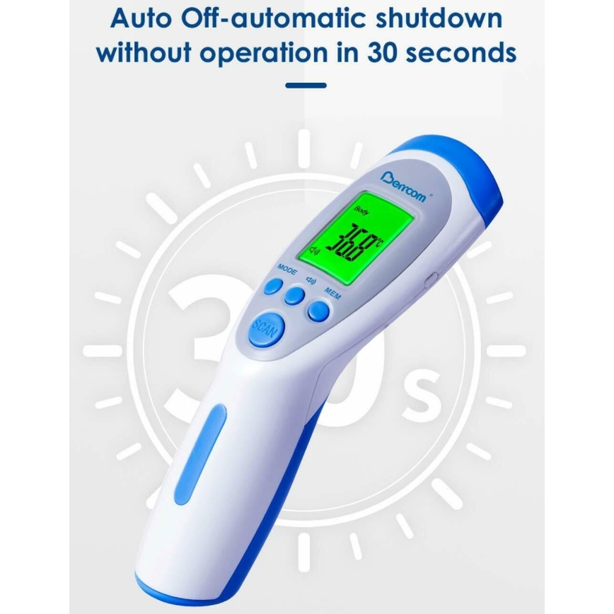 Berrcom Infrarødt termometer non-contact JXB-182 2×AA