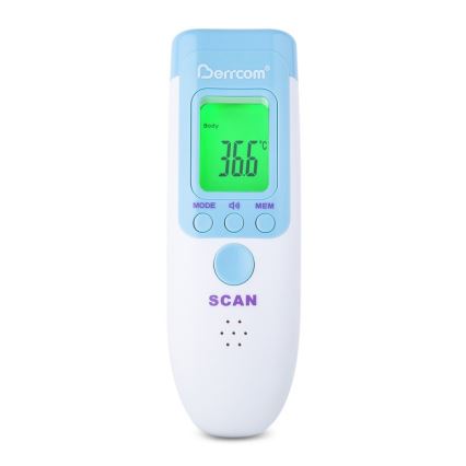 Berrcom Infrarødt termometer non-contact JXB-183 2×AA