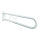 Beslag 10x25 cm hvid