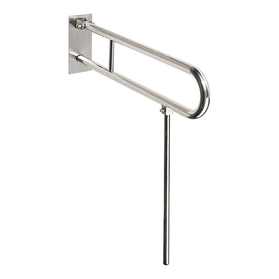 Beslag 10x25 cm i rustfrit stål, sølvfarvet