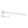 Beslag med holder 10x25 cm hvid