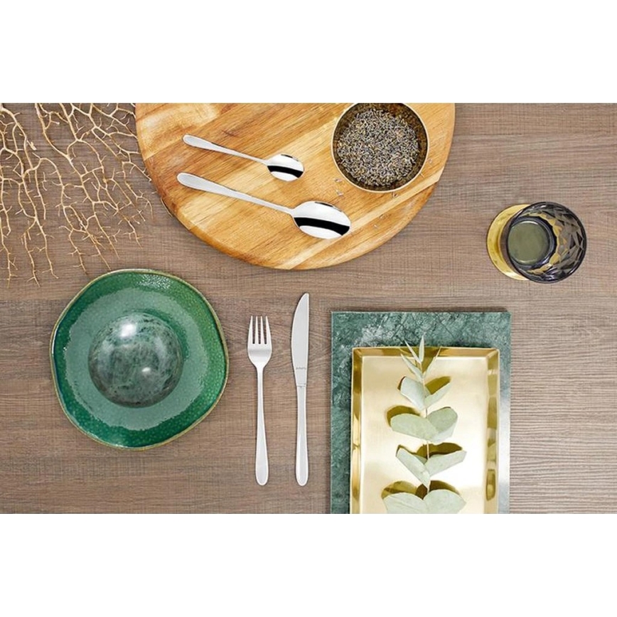 Bestiksæt i rustfrit stål MONACO, 24 dele