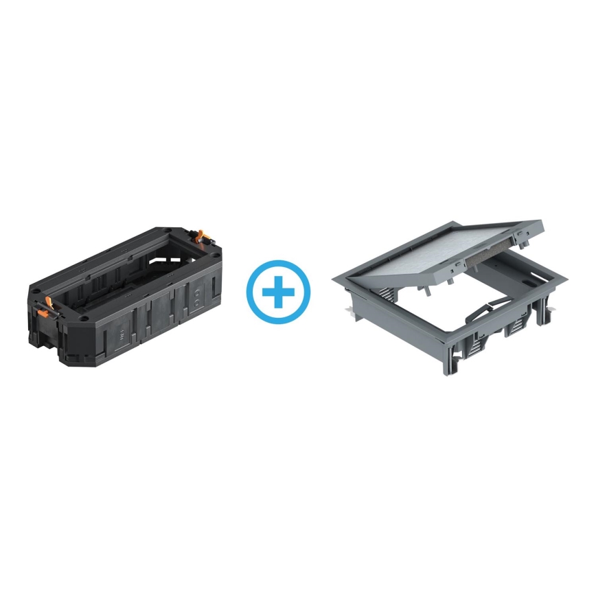 BETTERMANN - Gulvboks til dobbelte gulve 12 moduler (6 enheder 45x45)
