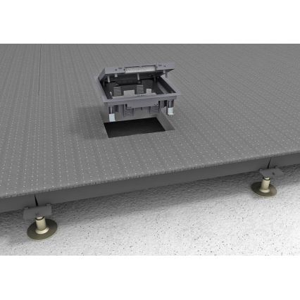 BETTERMANN - Gulvboks til dobbelte gulve 12 moduler (6 enheder 45x45)