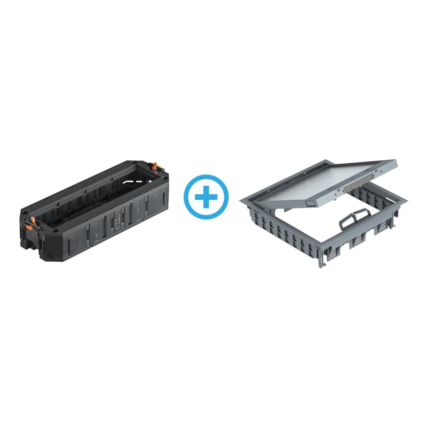 BETTERMANN - Gulvboks til dobbelte gulve 24 moduler (12 enheder 45x45)